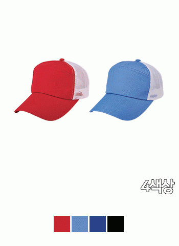 JMC-1039 행사용 투톤 단체모자(망사)
