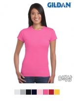 [길단 GILDAN] 24수 여성 반팔 라운드티 PREMIUM COTTON (180g)