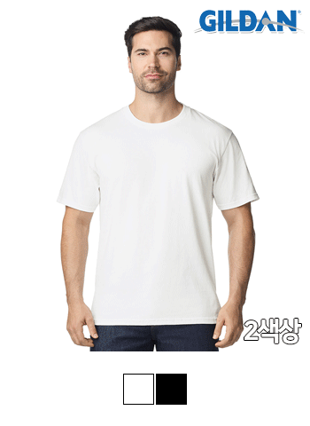 [길단 GILDAN] USA핏 20수 반팔 라운드티 HAMMER COTTON (203g)