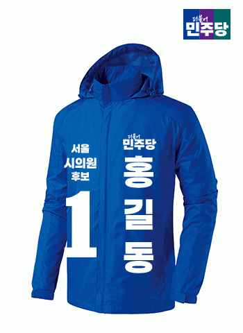 더불어민주당 선거바람막이 B형