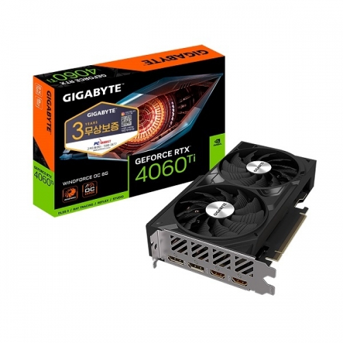 ※ 재고 문의 ※ [GIGABYTE] GeForce RTX4060 Ti WINDFORCE OC D6 8GB