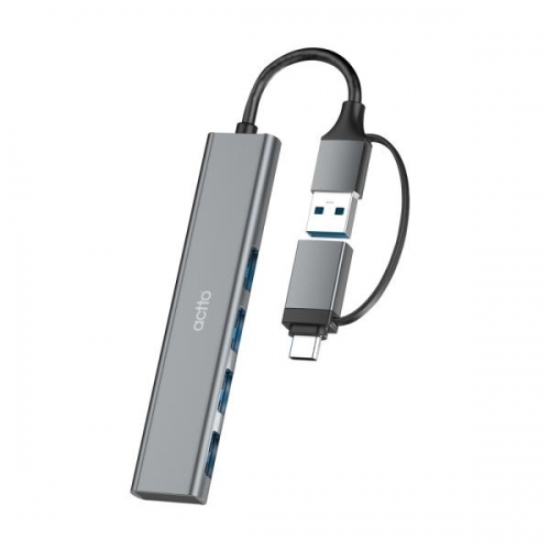[엑토] 엑토 HUB-57 4포트 USB허브 [ C타입 + USB }