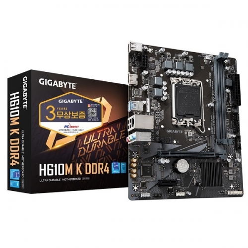 [GIGABYTE] H610M K D4 (인텔H610/M-ATX) (벌크)