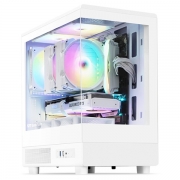 🚗무료택배🚗 [darkFlash] DB330M RGB 강화유리 [미니타워] [화이트]