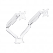 🚗무료택배🚗 [마하링크] 듀얼 가스스프링 모니터암, ML-S200W [화이트] [최대하중 9Kg / 알류미늄]