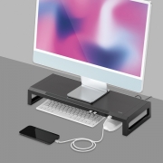 [엑토] 모니터 받침대, USB 멀티 허브 LDS-12