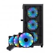 ✔️제조사 무료택배✔️[마이크로닉스] WIZMAX 문 + MANIC 트윙클 Digital RGB Sync (트윙클 패키지) [미들타워] [블랙]
