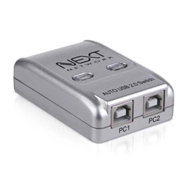 [이지넷유비쿼터스] NEXT-3502PST [USB 선택기 1:2] A포트1 B포트2