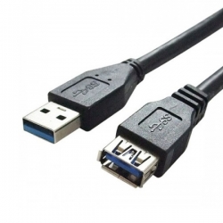 [대원TMT] 대원티엠티 USB3.0 연장케이블 [AM-AF] [1.5M/블랙]