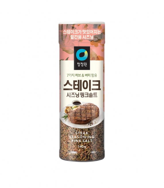 청정원 스테이크 시즈닝 핑크솔트 140g