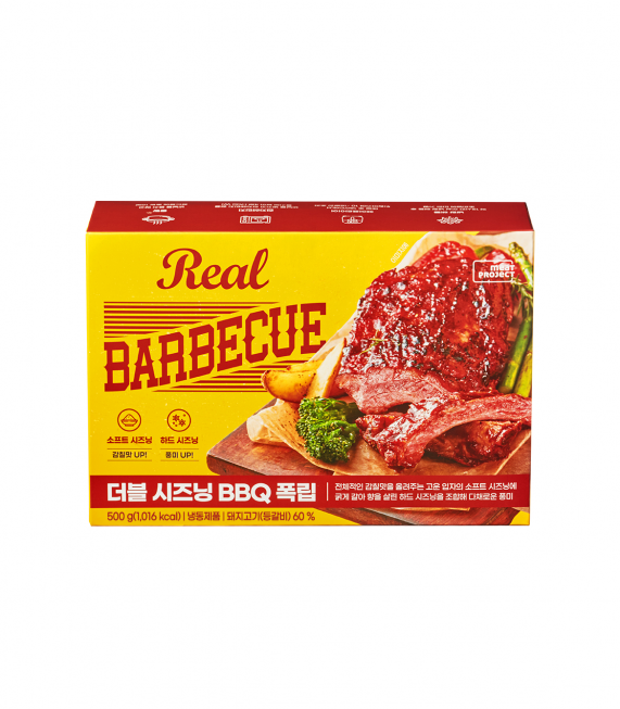 더블 시즈닝 BBQ 폭립 500g (냉동)