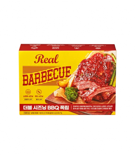 더블 시즈닝 BBQ 폭립 500g (냉동)