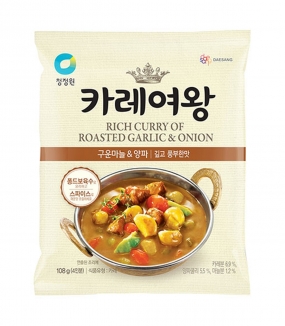 청정원 카레여왕 구운마늘&양파 108g 분말 (4인분)
