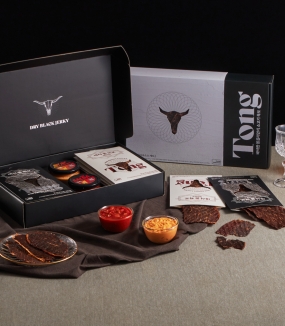 바삭 통 육포 프리미엄 선물세트 (오리지널 6EA+매콤한맛 6EA+디핑소스 2종)