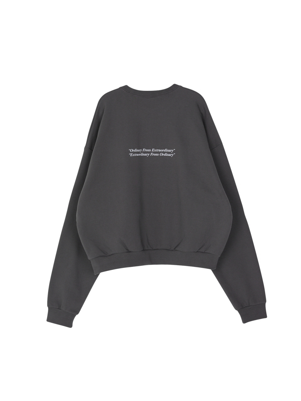 PHOTO CREWNECK  CHARCOAL