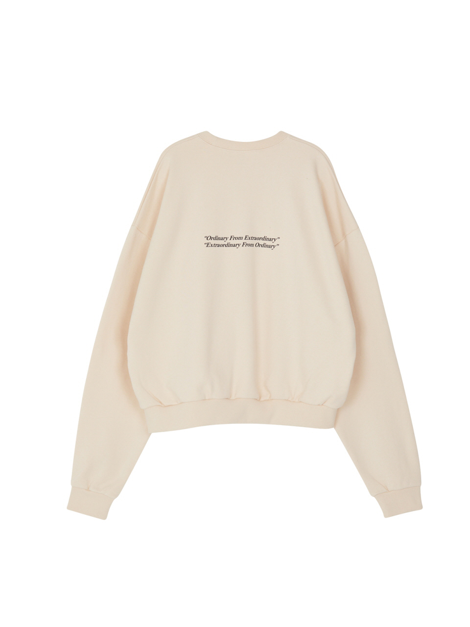 PHOTO CREWNECK  BEIGE