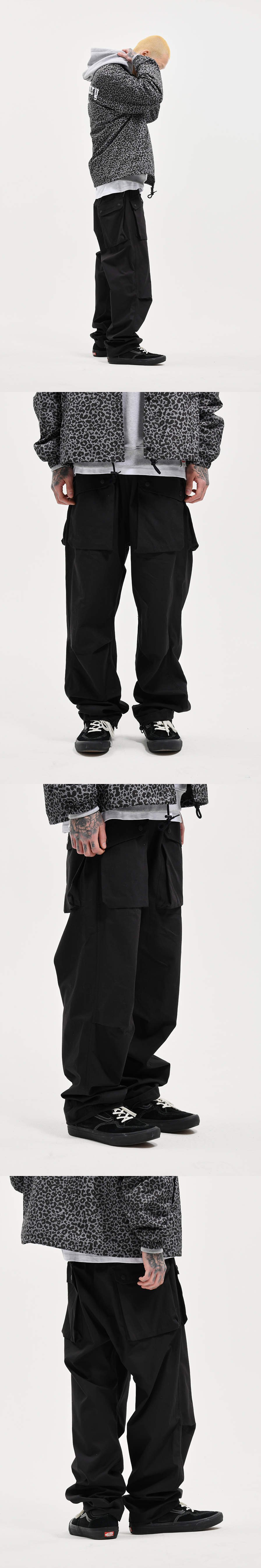 UTILITY 1 RIPSTOP PANTS  BLACK