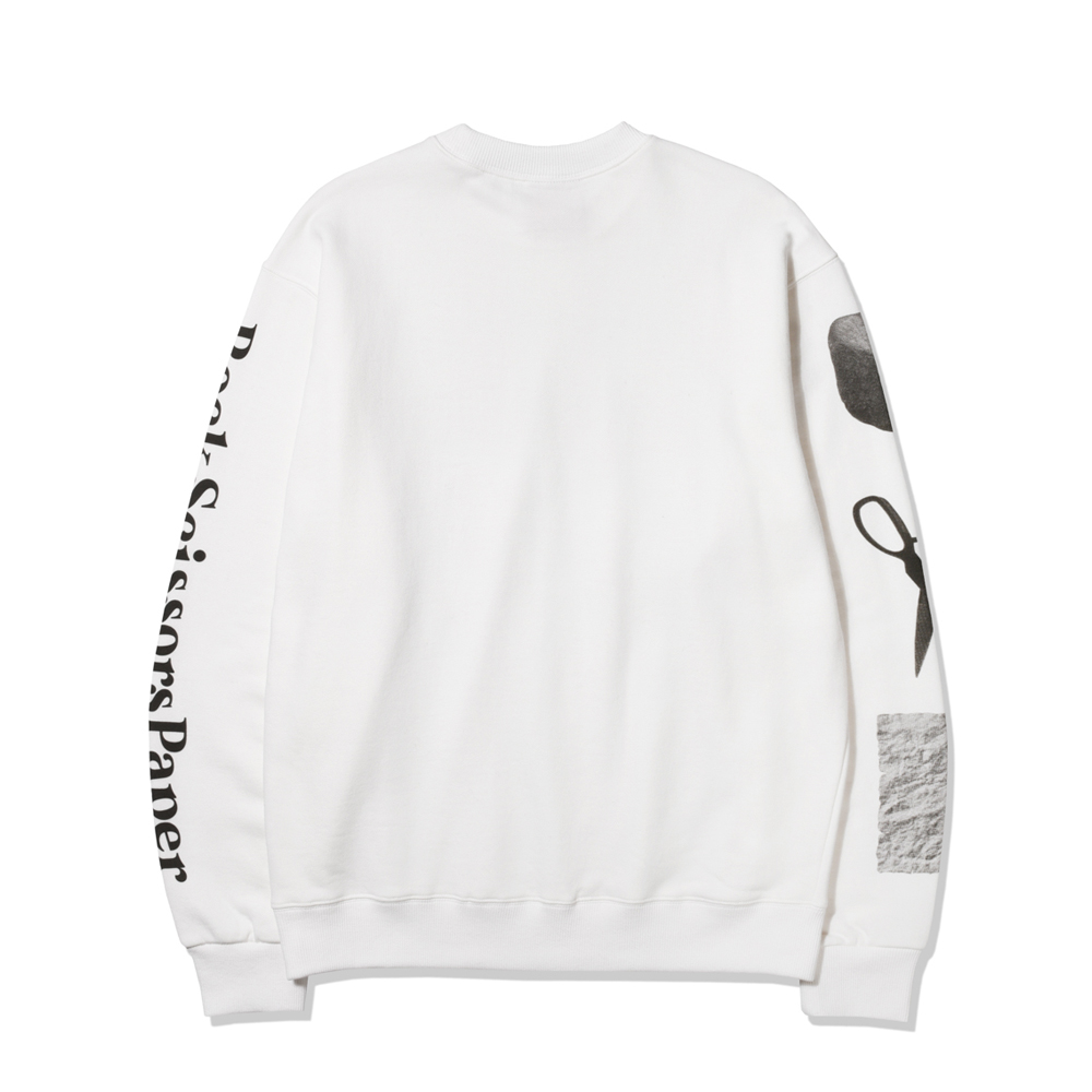 R.S.P STANDARD FIT CREW  WHITE