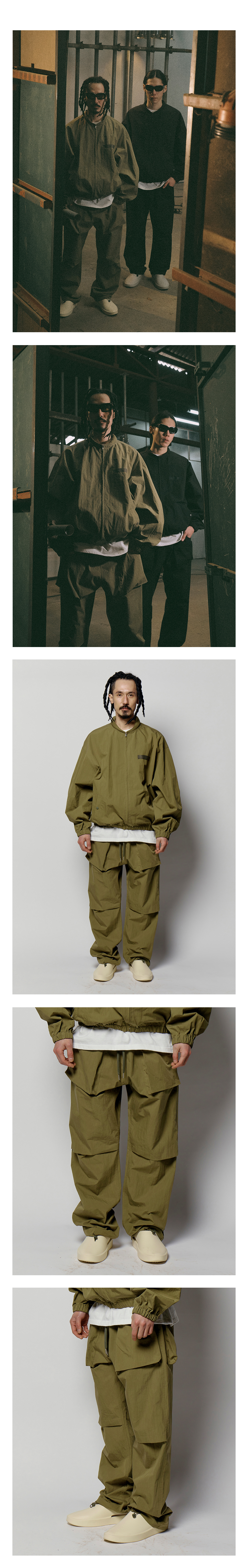 UTILITY CO-PA PANTS  OLIVE