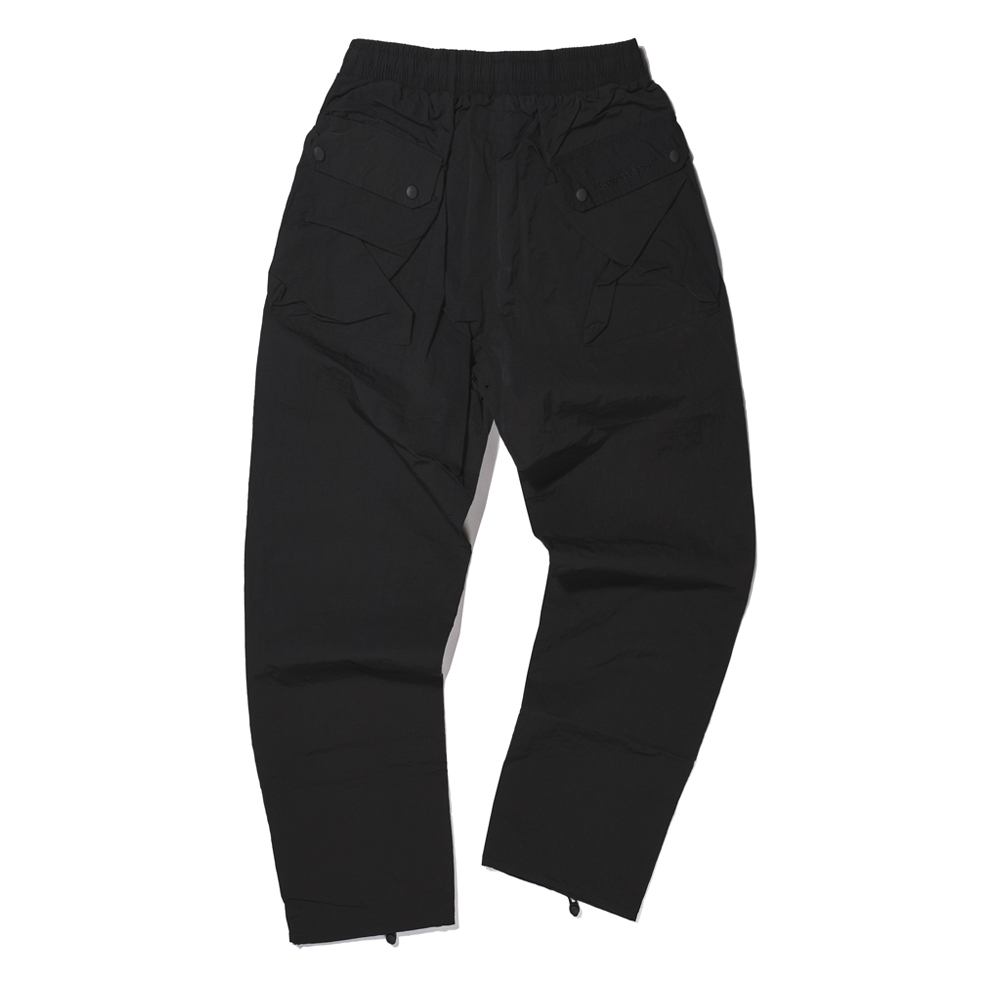 UTILITY NYLON PANTS BLACK