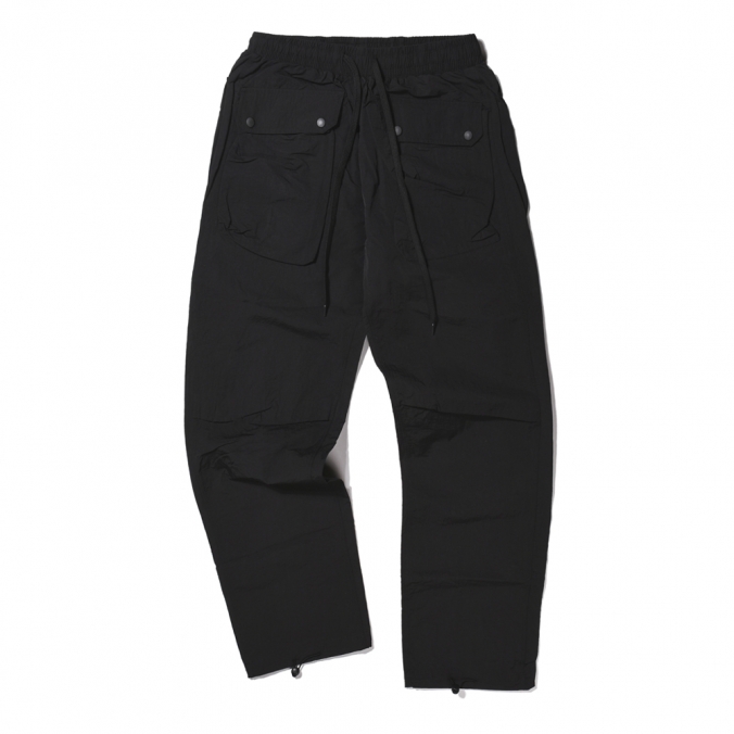 UTILITY NYLON PANTS BLACK