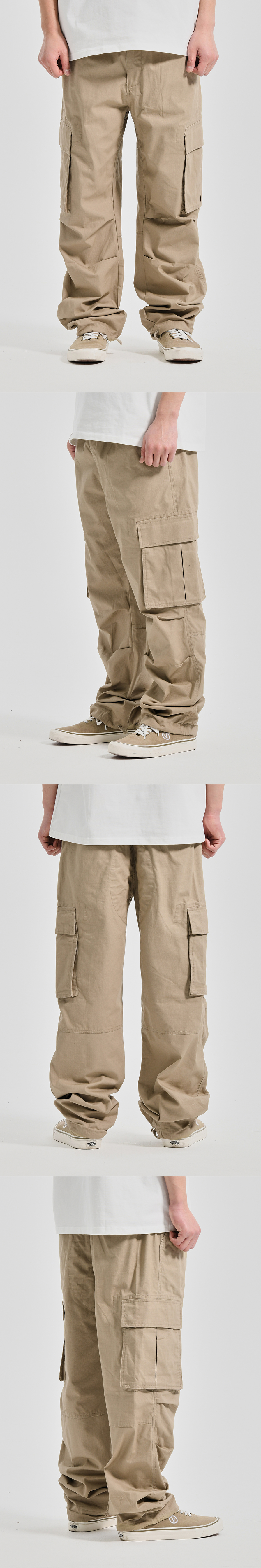 CARGO RIPSTOP PANTS  BEIGE