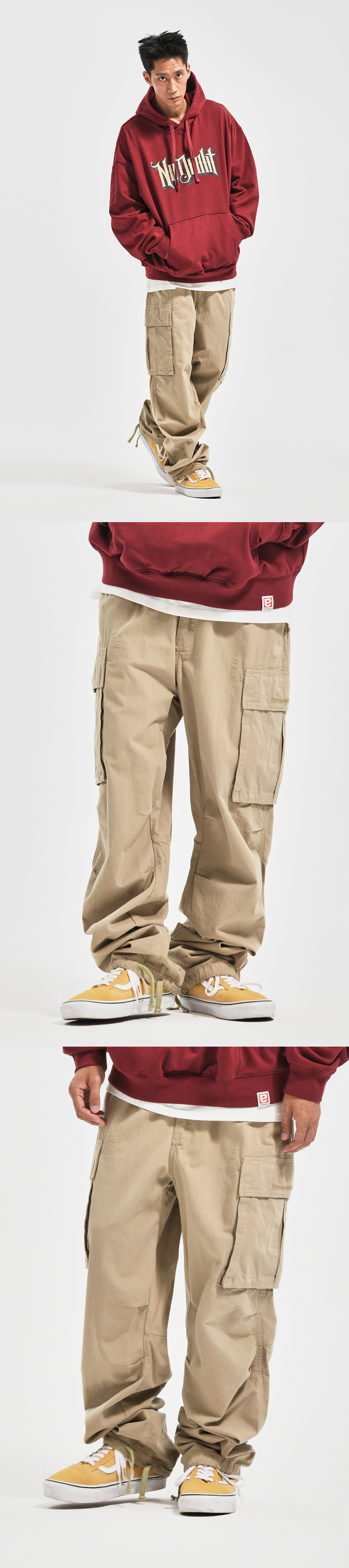 CARGO RIPSTOP PANTS  BEIGE