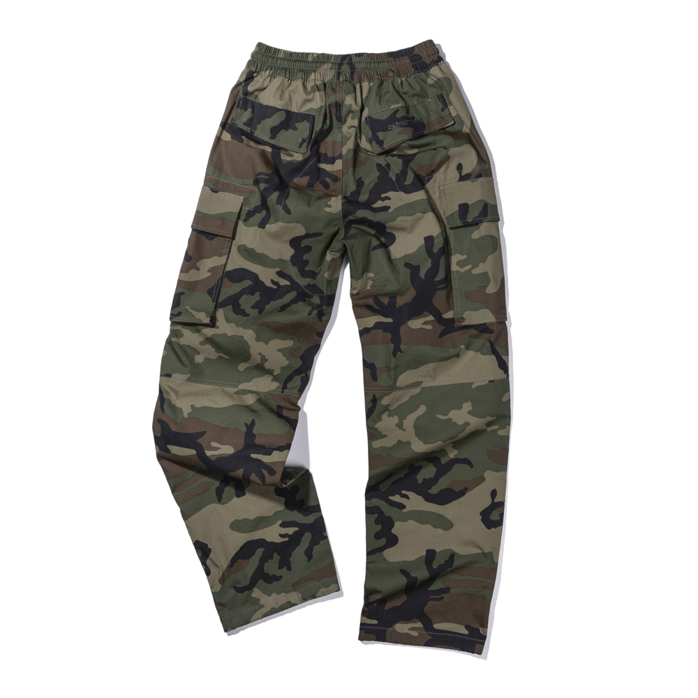 CARGO RIPSTOP PANTS  WOODLAND CAMO