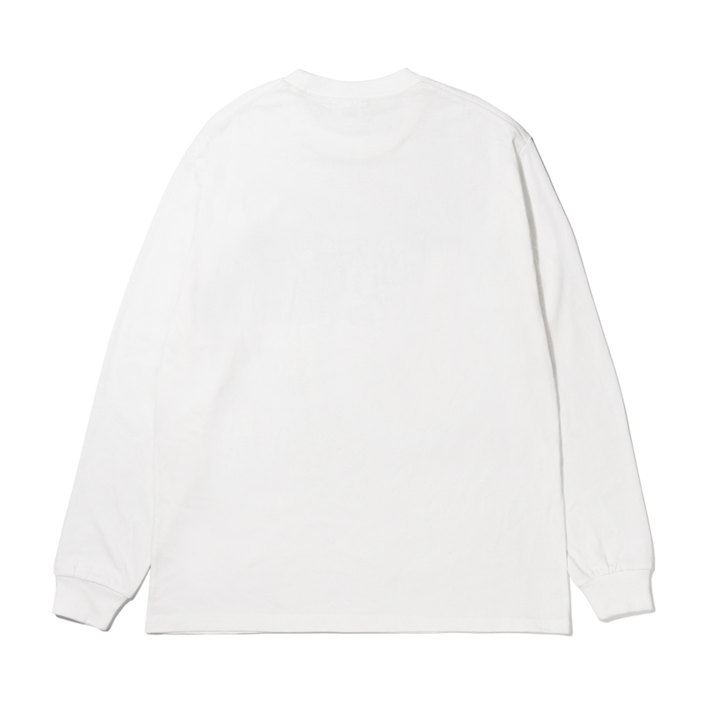 MULTI LOGO LONG SLEEVE  WHITE