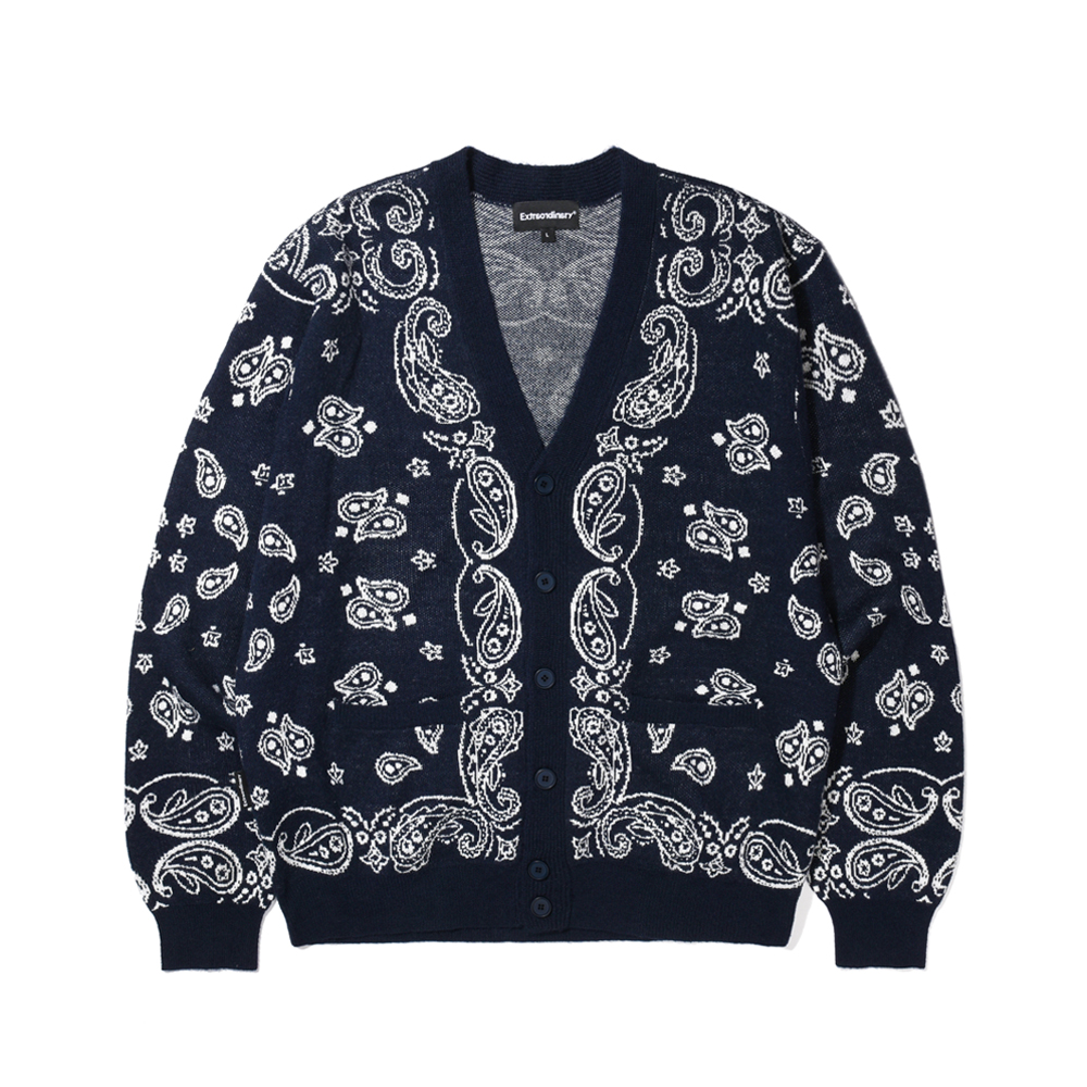 BANDANA CARDIGAN  NAVY