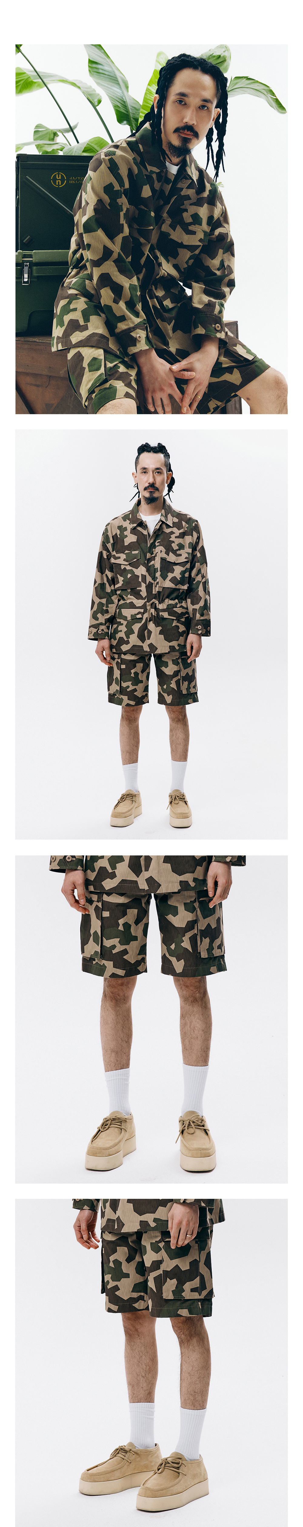 CAMO PT #02 SHORTS