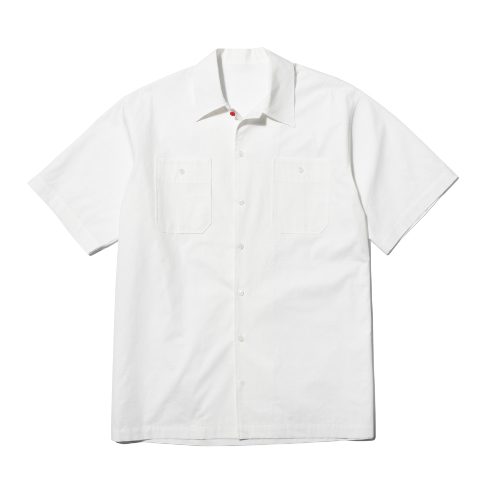 OVER FIT SHIRT  WHITE