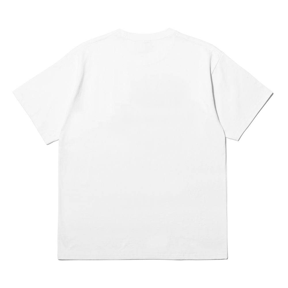 VOLTA TEE  WHITE/RD