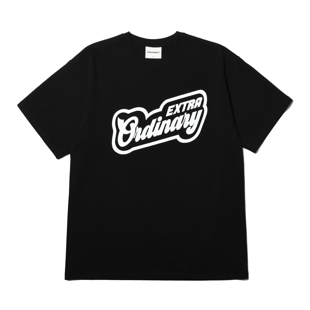 LOGO TYPE #08 TEE  BLACK