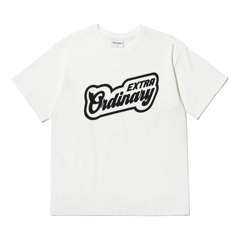 LOGO TYPE #08 TEE  WHITE