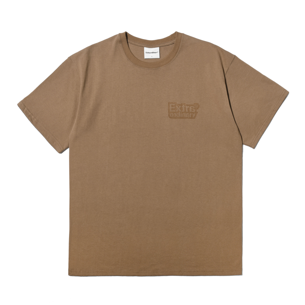 LOGO TYPE #06 TEE  BROWN