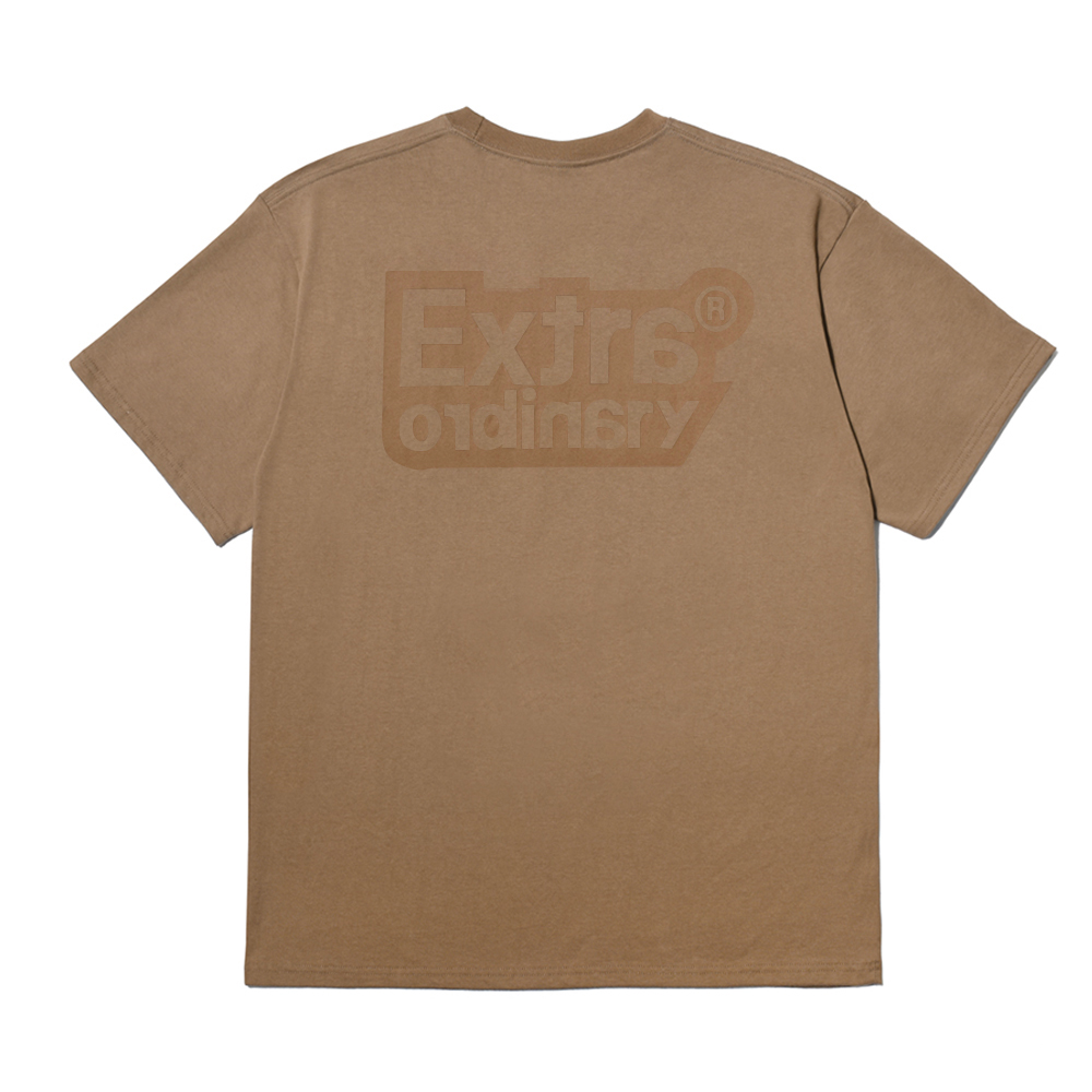 LOGO TYPE #06 TEE  BROWN