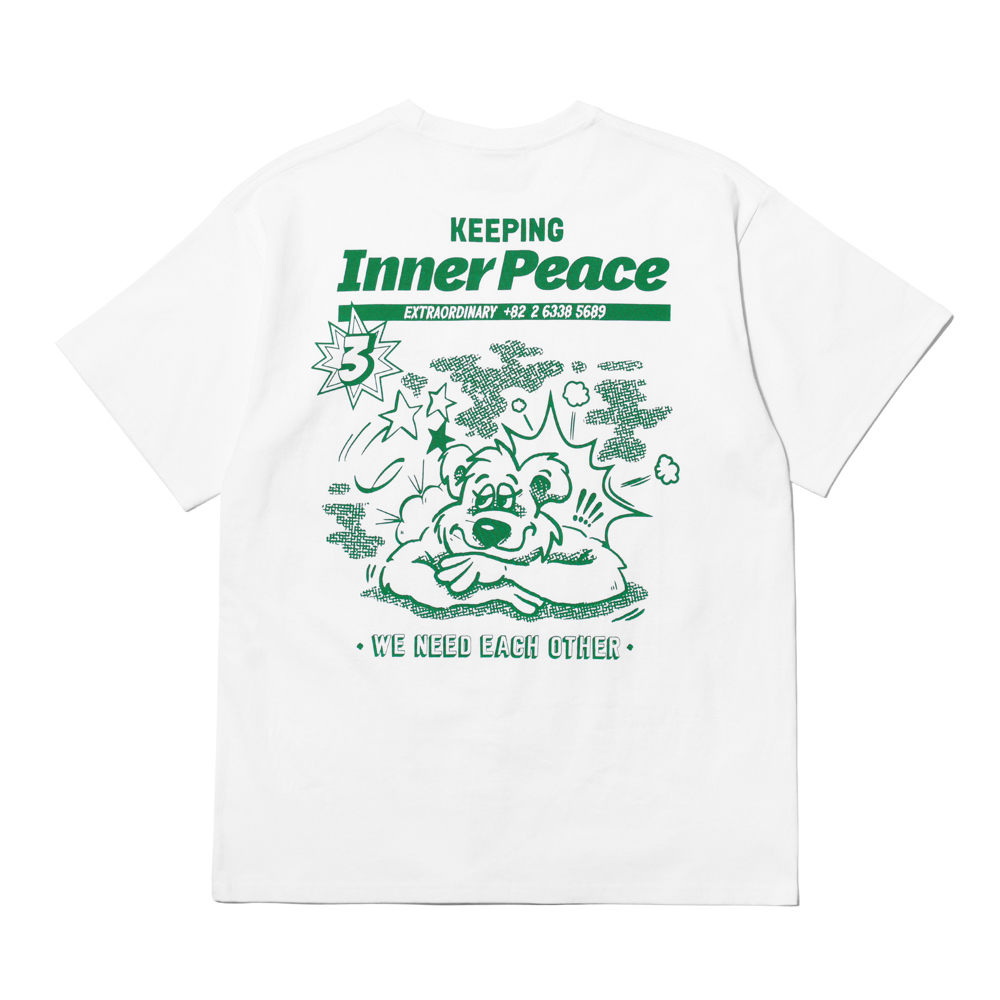 INNER PEACE TEE  WHITE