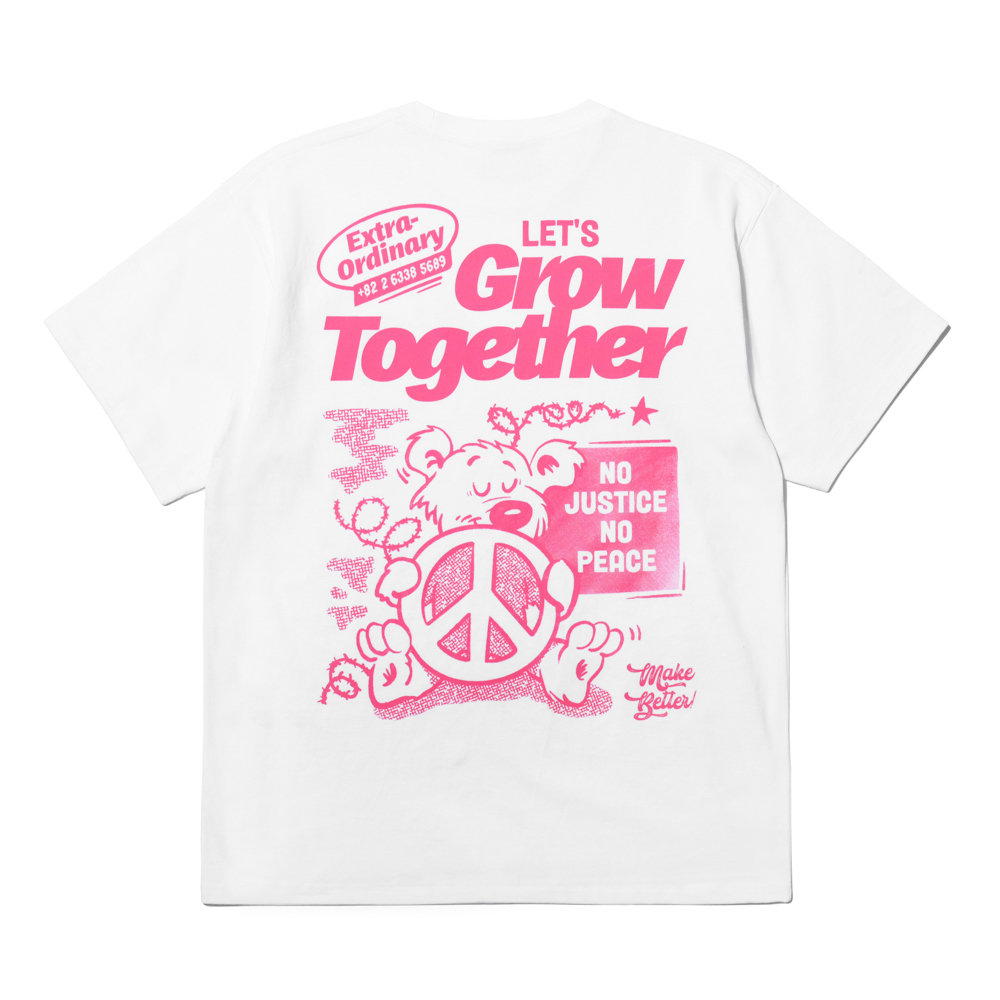 GROW TOGETHER TEE  WHITE