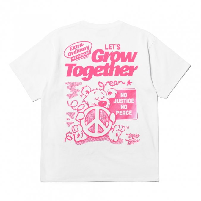 GROW TOGETHER TEE  WHITE