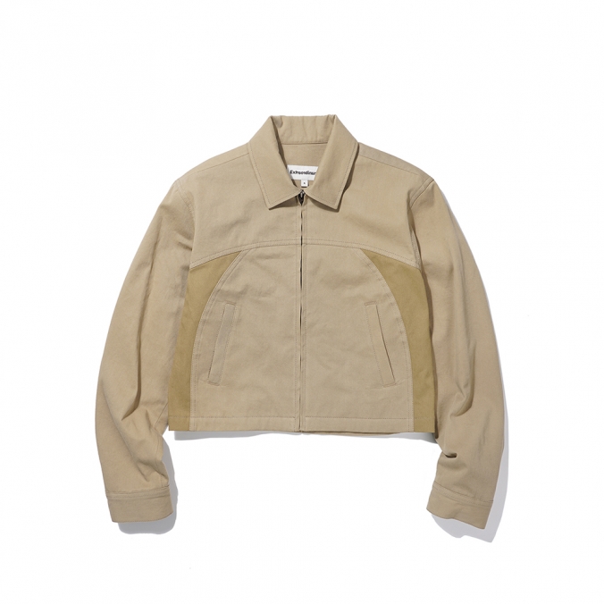 SIDE PANNEL W JACKET  BEIGE