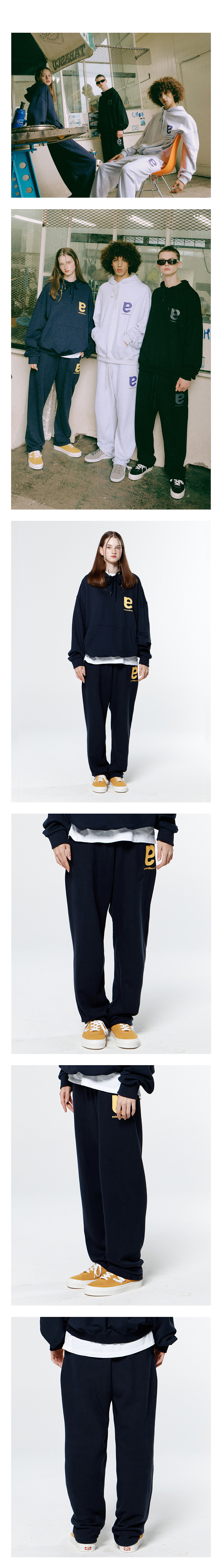 SYMBOL SWEAT PANTS  NAVY