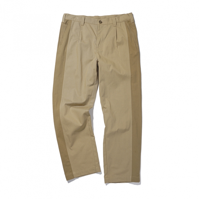 SIDE PANNEL PANTS  BEIGE