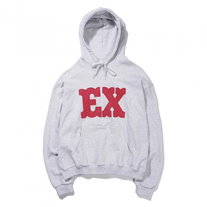 EX HOODIE  ASH GRAY