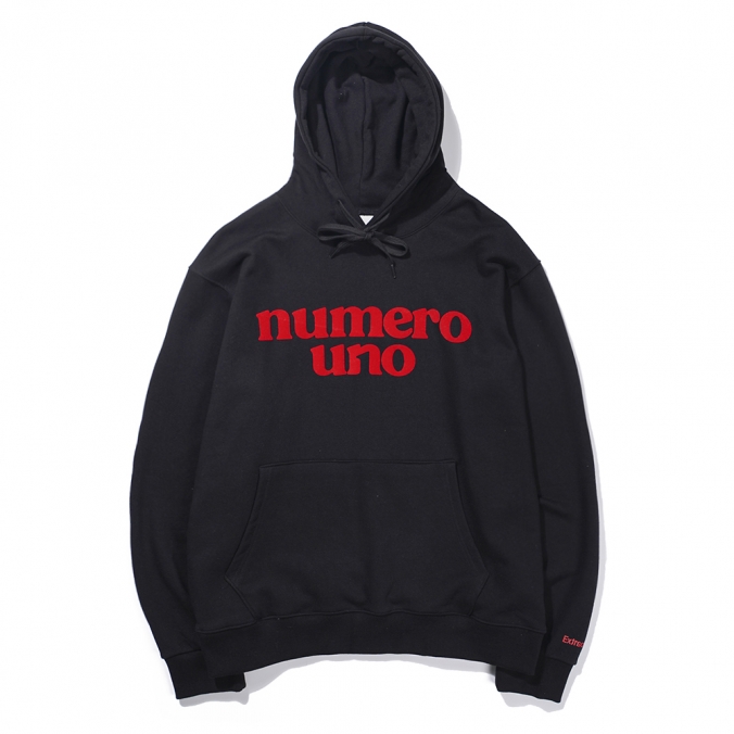 NUMERO UNO HOODIE  BLACK