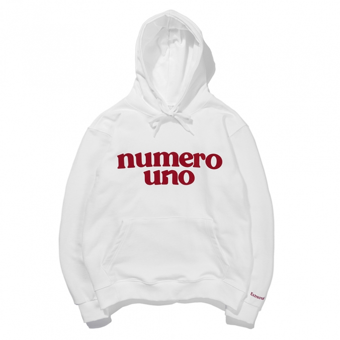 NUMERO UNO HOODIE  WHITE