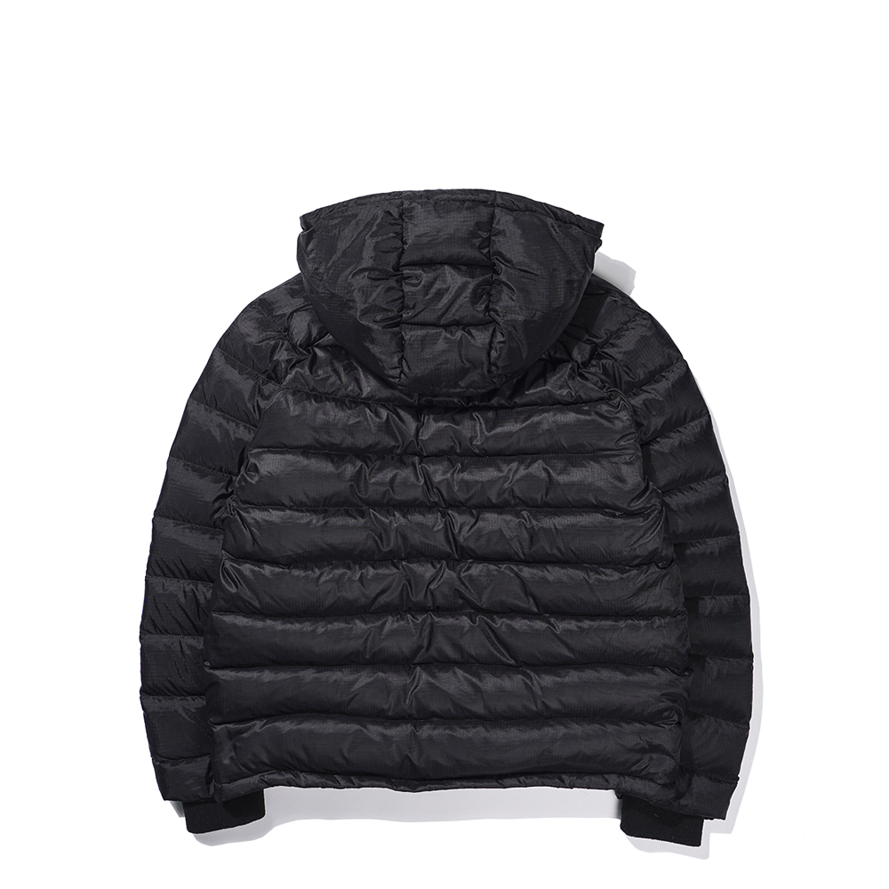 DB-ZIP ANORAK DOWN JACKET  BLACK