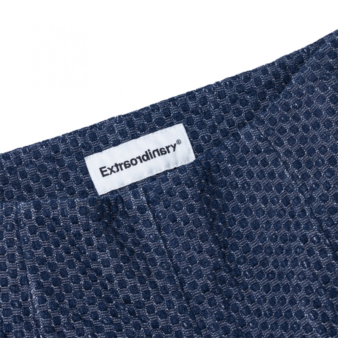 EMBROID INDIGO PANTS  INDIGO