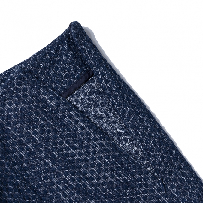 EMBROID INDIGO PANTS  INDIGO