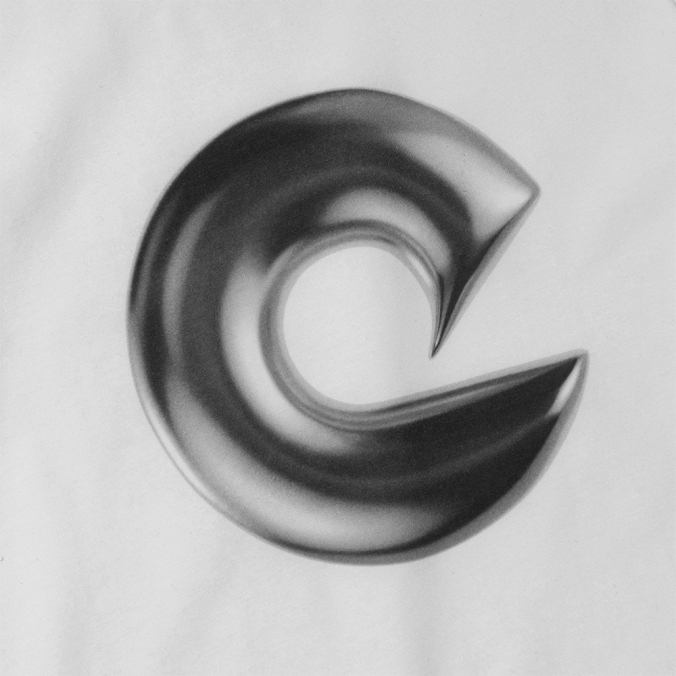 W 3D SYMBOL TEE  OFF WHITE